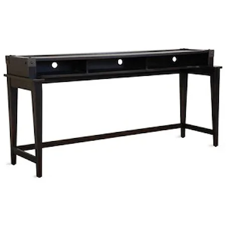 Console Table with Lower Shelf and Cord Management